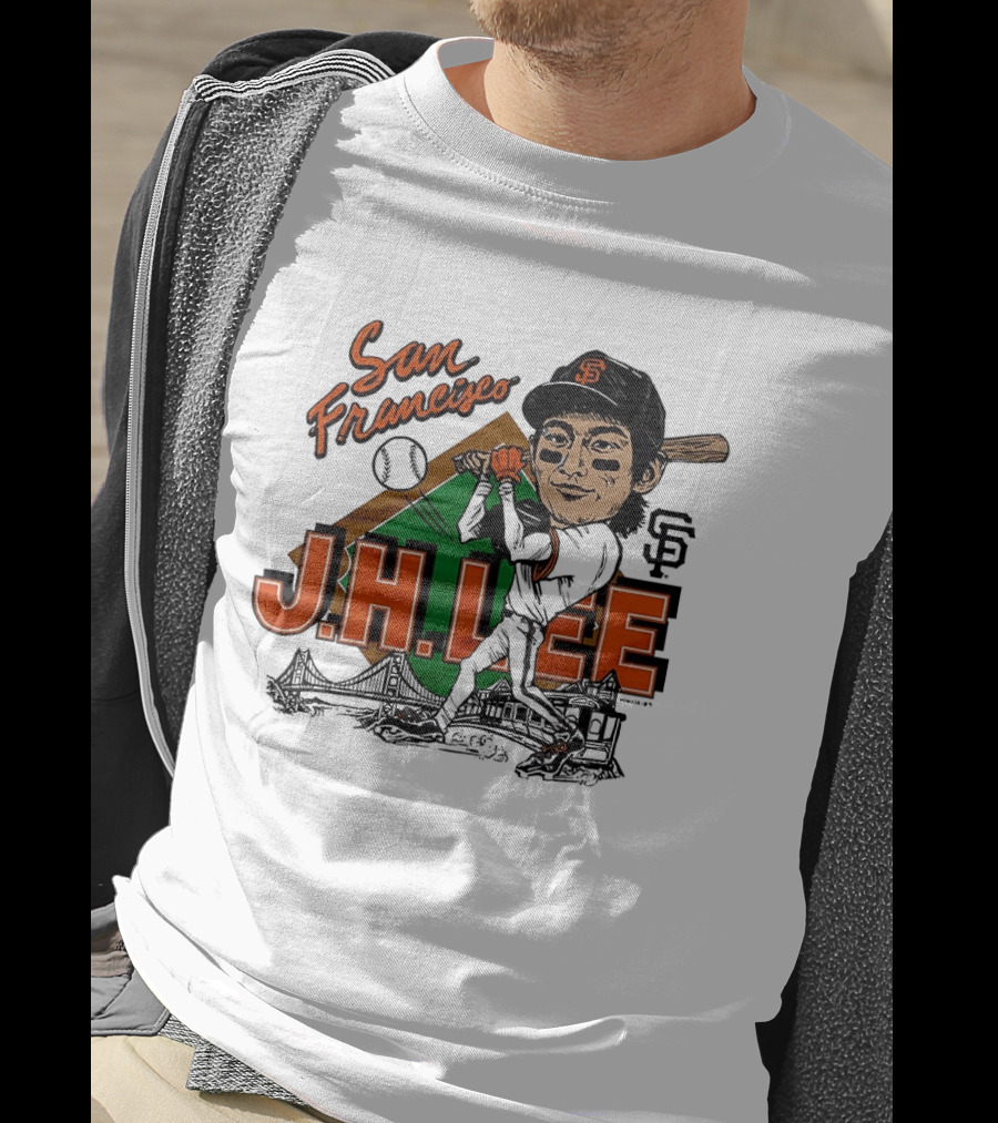 San Francisco Giants J.H. Lee Caricature T-Shirt