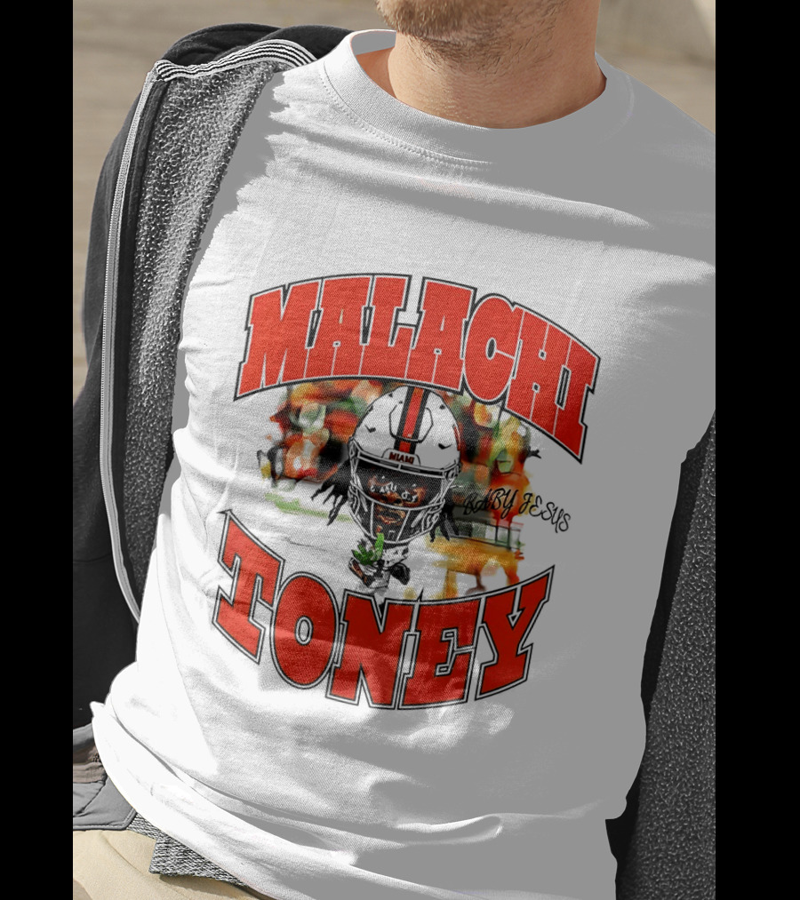 Malachi Toney Baby Jesus Miami Hurricanes T-Shirt