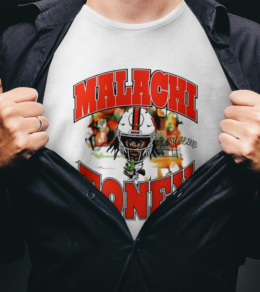 Malachi Toney Baby Jesus Miami Hurricanes T-Shirt