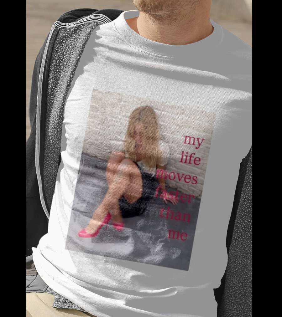 My Life Moves Faster Than Me Fashion Red Heels T-Shirt