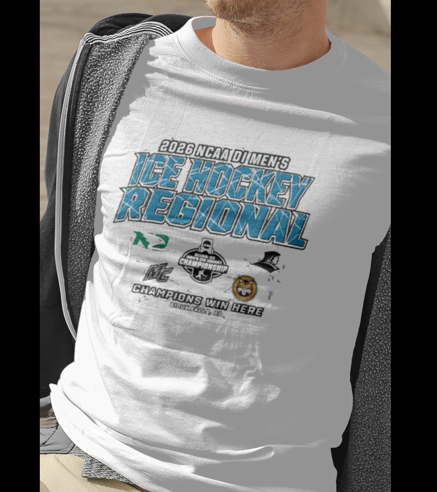 2026 NCAA DI Men's Ice Hockey Regional Championship Sioux Falls Champions Win Here T-Shirt