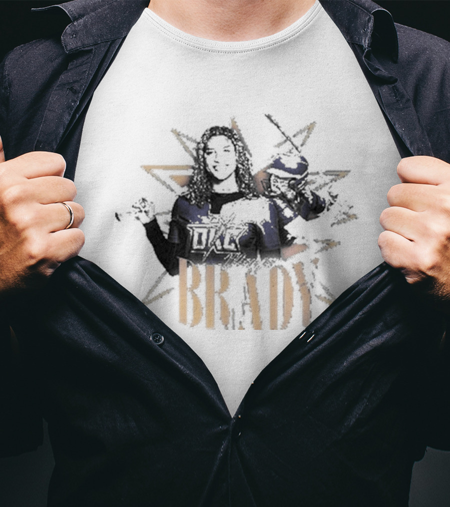 Spark Okc Maya Brady Softball Starburst T-Shirt