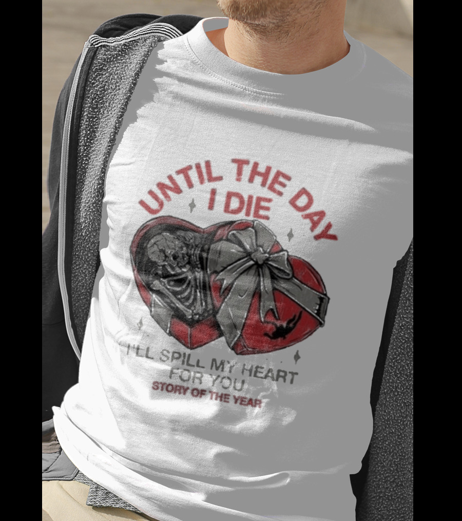 Story Of The Year Until The Day I Die Heart Box I'll Spill My Heart For You T-Shirt
