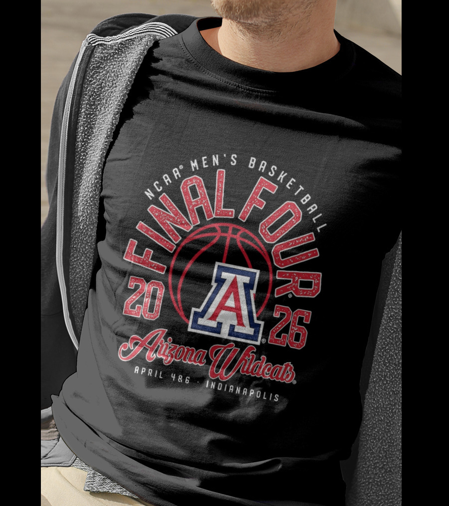 2026 NCAA Men's Basketball Final Four Arizona Wildcats Tournament T-Shirt