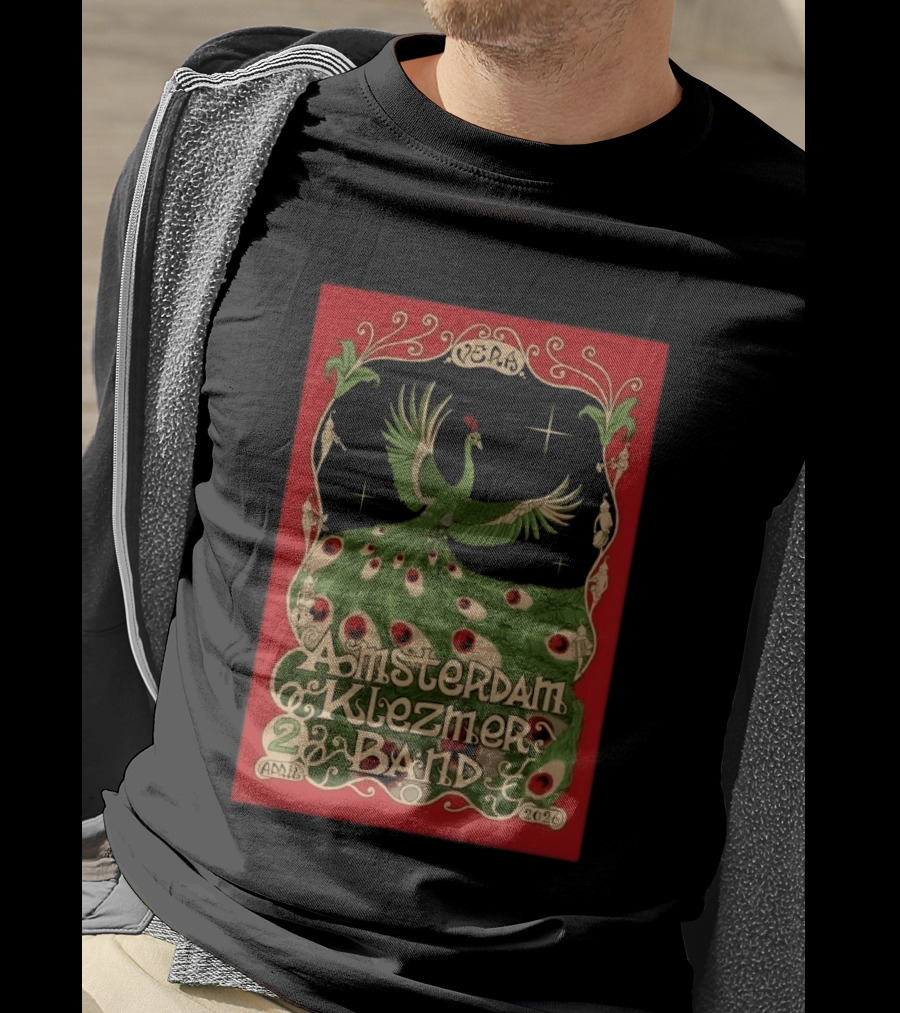 Amsterdam Klezmer Band April 2 2026 Vera Groningen NL Peafowl T-Shirt