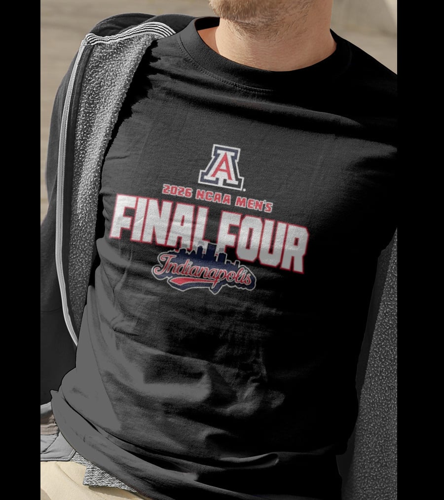 Arizona Wildcats 2026 NCAA Men's Basketball Final Four Indianapolis T-Shirt