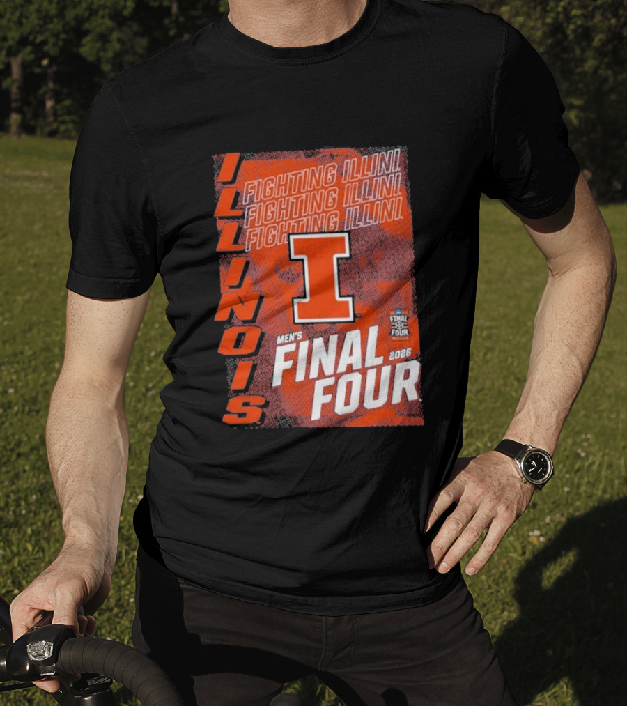 Illinois Fighting Illini Men's Final Four 2026 Basketball T-Shirt