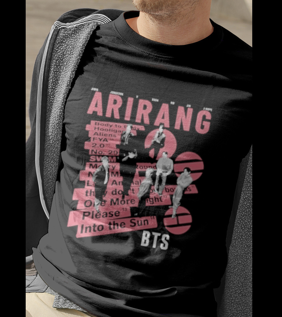 BTS Arirang World Tour 2026 Concert Please Into The Sun T-Shirt