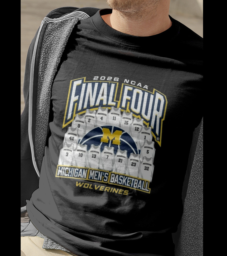 2026 NCAA Final Four Michigan Men's Basketball Wolverines T-Shirt