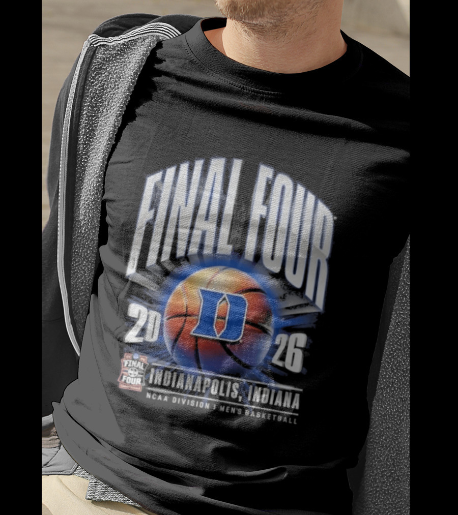 Duke Blue Devils 2026 Final Four NCAA Men's Basketball Tournament March Madness Indy T-Shirt
