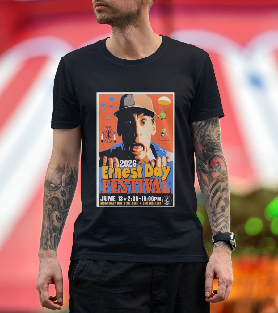 2026 Ernest Day Festival June 13 Montgomery Bell State Park Kamp Kikakee State Parks T-Shirt