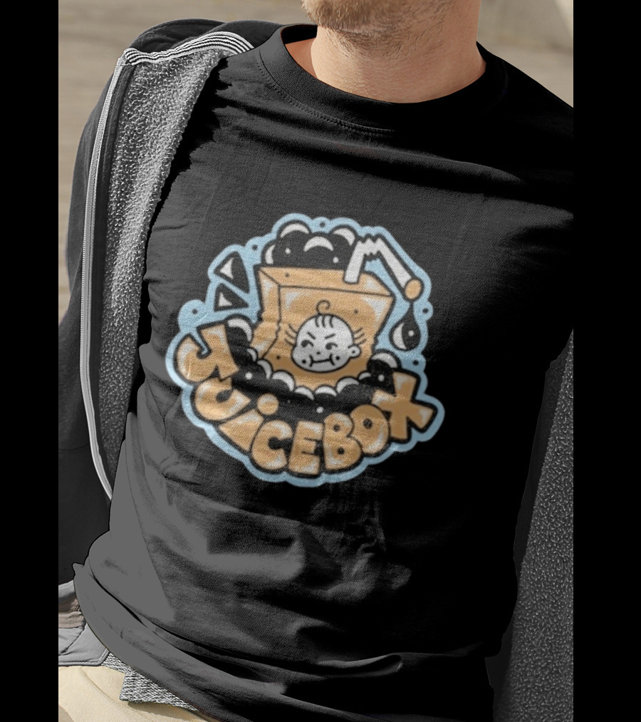 New Juicebox Bold Retro Cartoon Baby Face T-Shirt