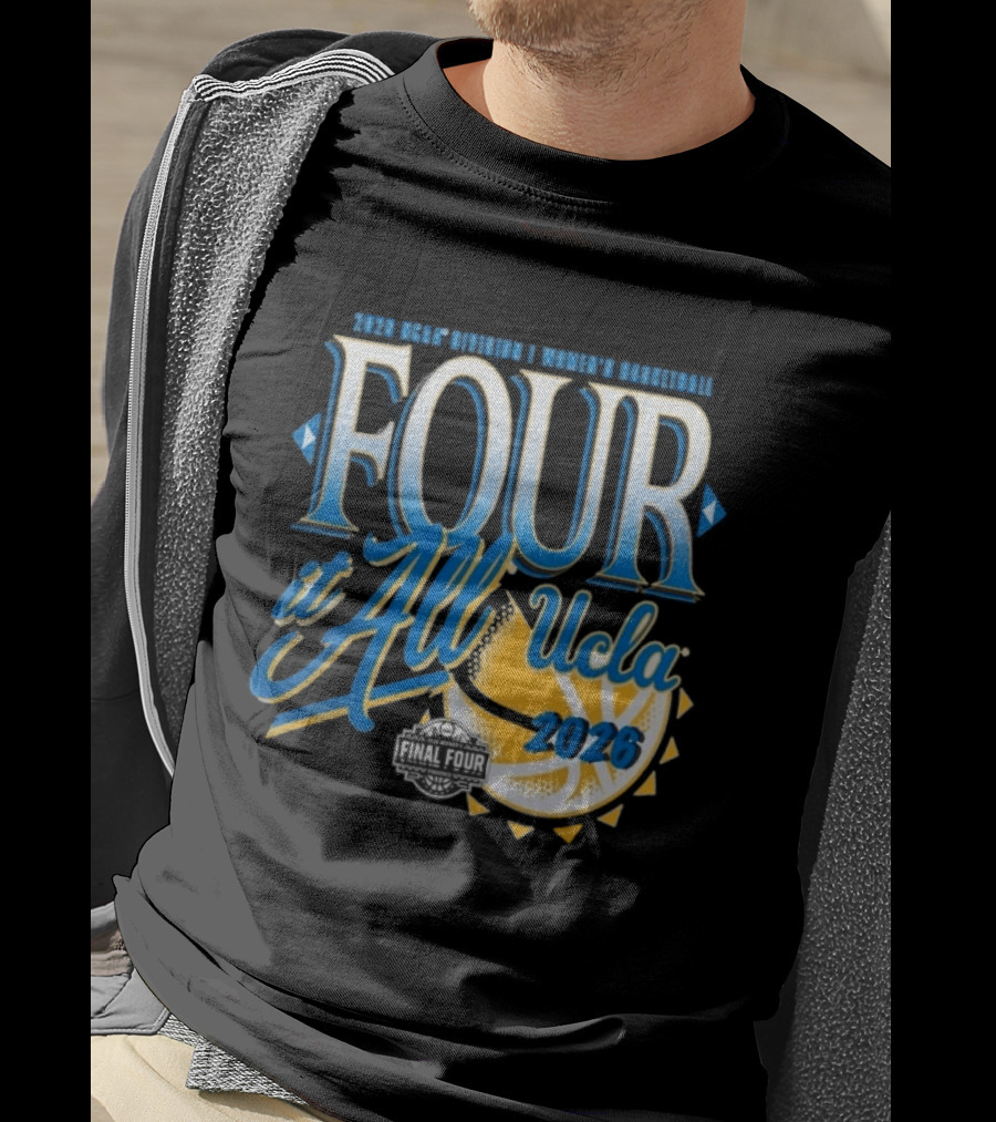 UCLA Bruins Final Four Women's Basketball 2026 NCAA March Madness Move It All T-Shirt