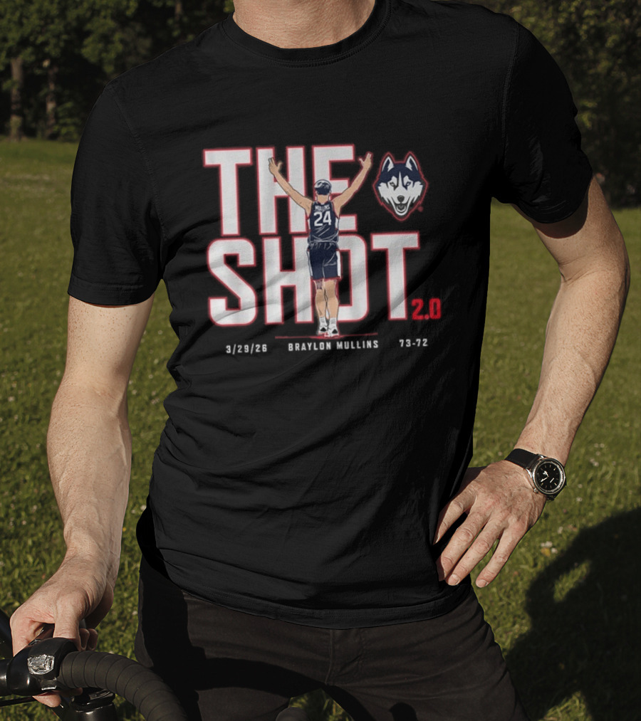 UConn Basketball Braylon Mullins The Shot 2 3 28 23 Huskies 73 72 T-Shirt