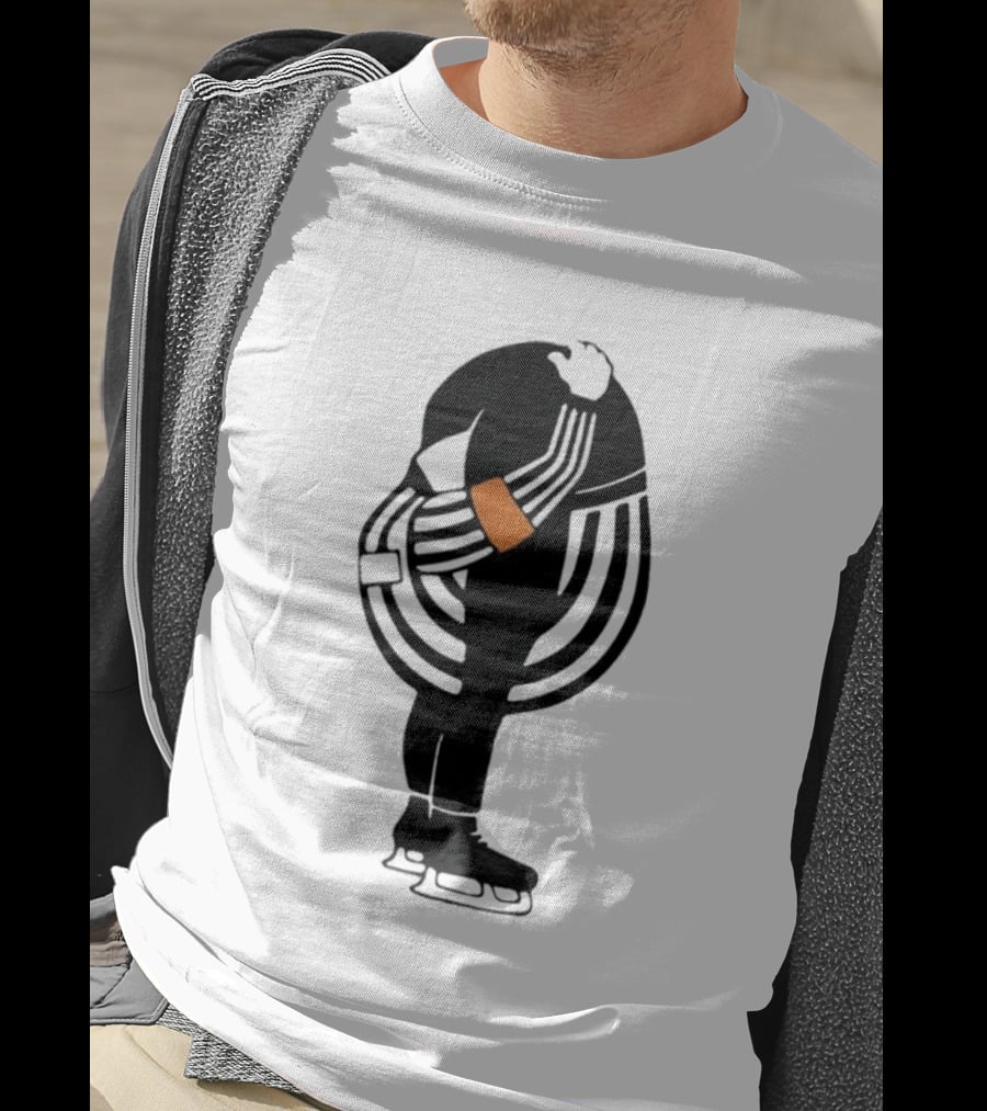 Kyle Dubas Hockey Referee Satirical Caricature T-Shirt