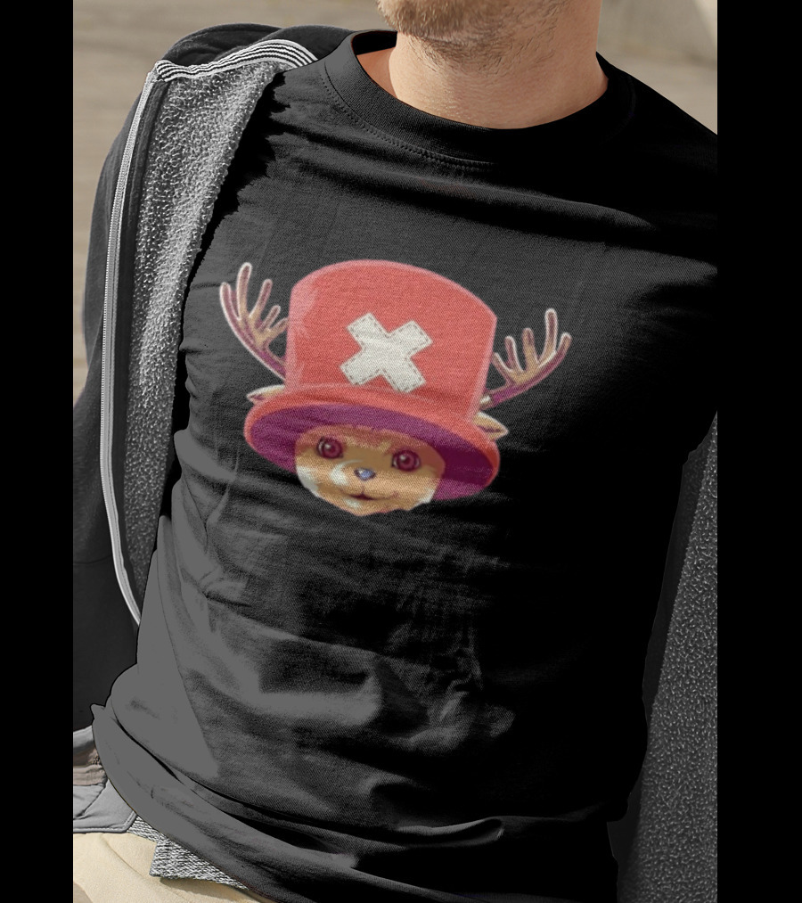 Tony Tony Chopper Red Hat Antlers Anime T-Shirt