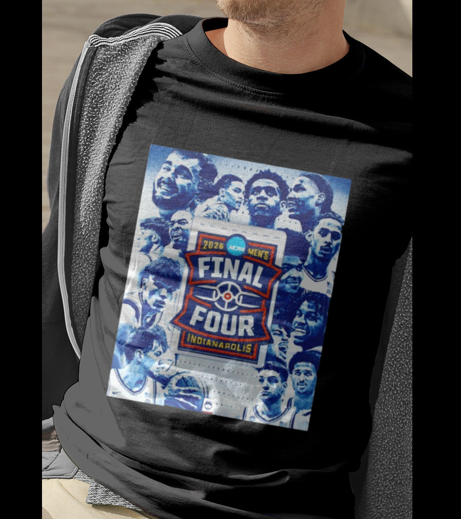 2026 NCAA Men's Final Four Indianapolis Basketball UConn Huskies Players T-Shirt