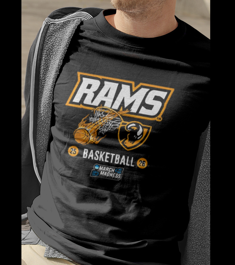 Rams Basketball VCU 2026 March Madness T-Shirt