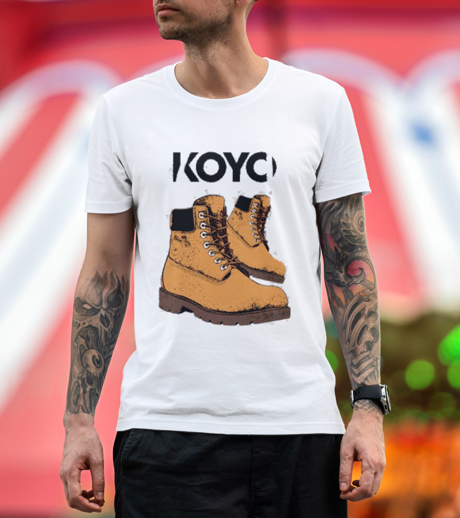 Koyo Timberland Style Boots T-Shirt