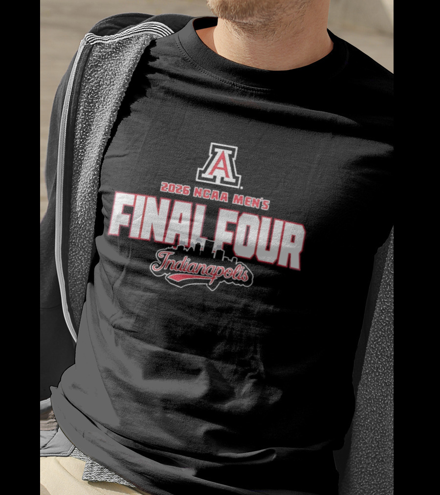 Arizona Wildcats 2026 NCAA Men's Final Four Indianapolis T-Shirt