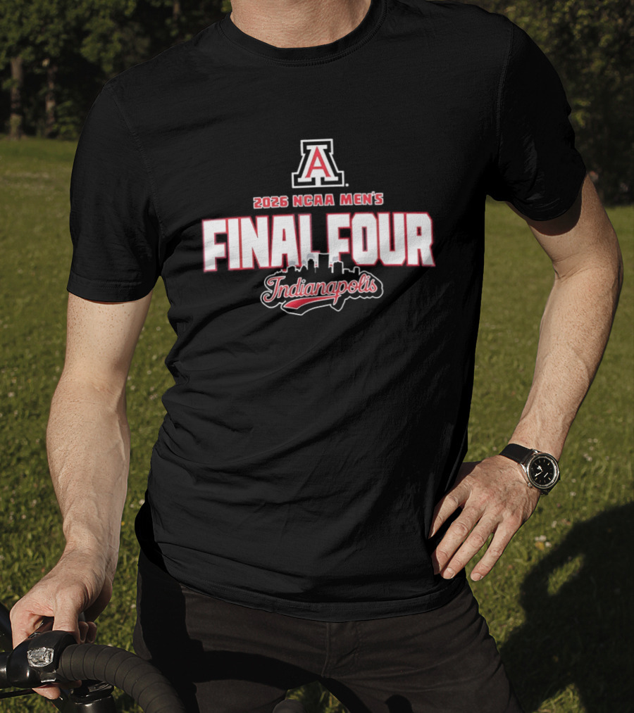 Arizona Wildcats 2026 NCAA Men's Final Four Indianapolis T-Shirt