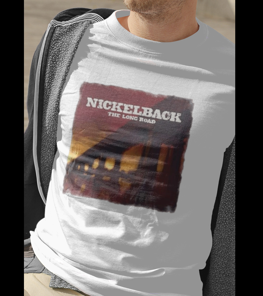 Nickelback The Long Road 2023 Album Art Bridge T-Shirt
