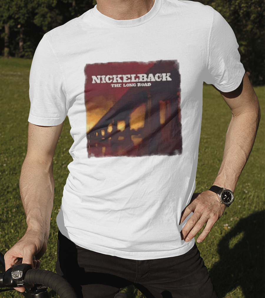 Nickelback The Long Road 2023 Album Art Bridge T-Shirt