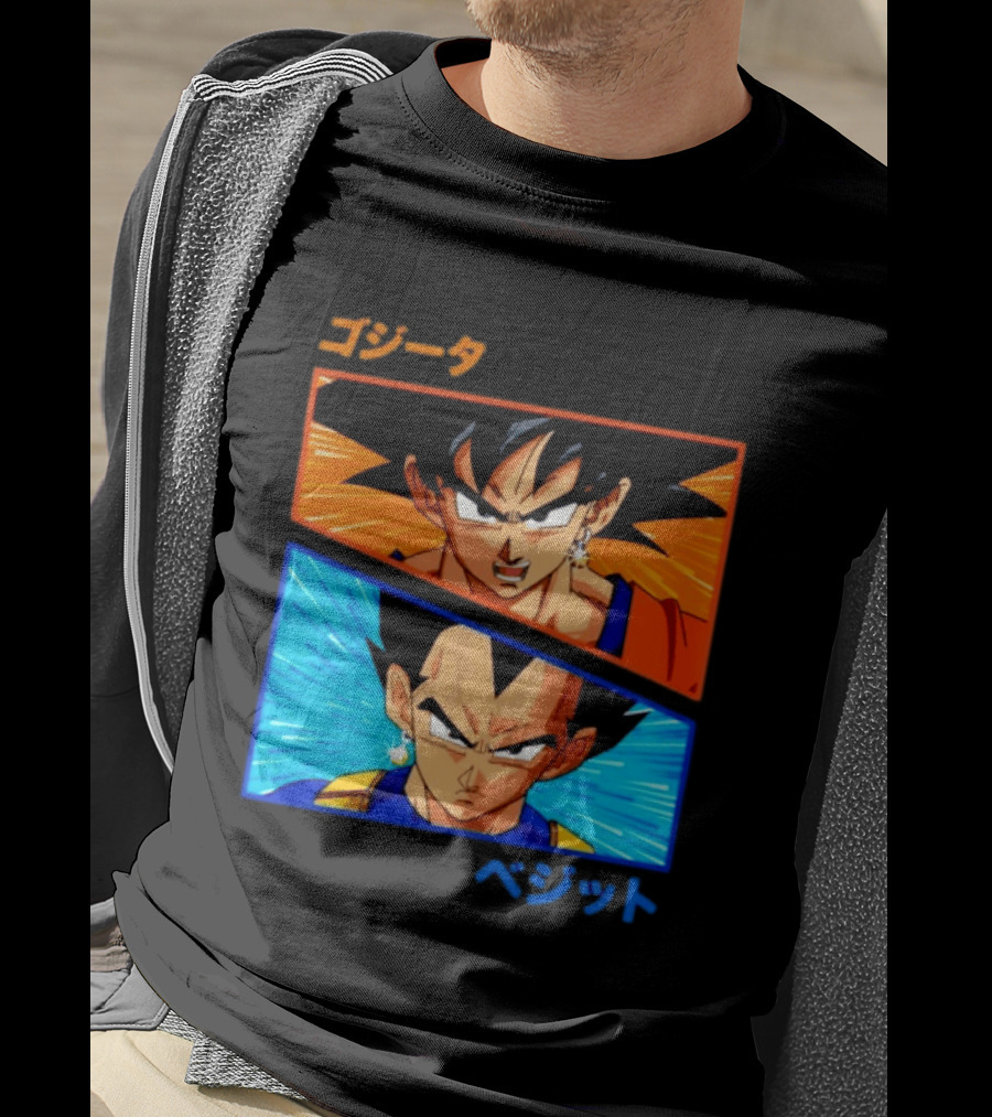 Gogeta Vegito Fusion Transformation Dragon Ball Z Super Saiyan Anime T-Shirt