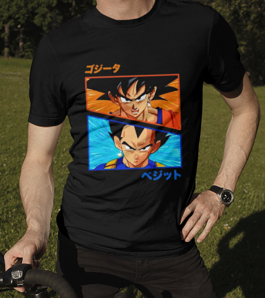 Gogeta Vegito Fusion Transformation Dragon Ball Z Super Saiyan Anime T-Shirt