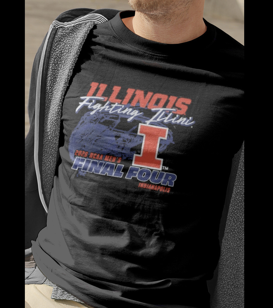 Illinois Fighting Illini 2026 NCAA Men's Final Four Champions T-Shirt