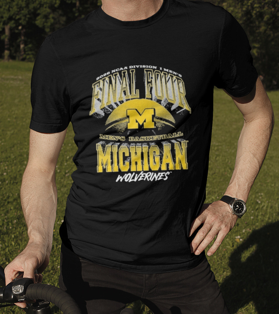 Michigan Wolverines Men's Basketball 2026 NCAA Final Four T-Shirt