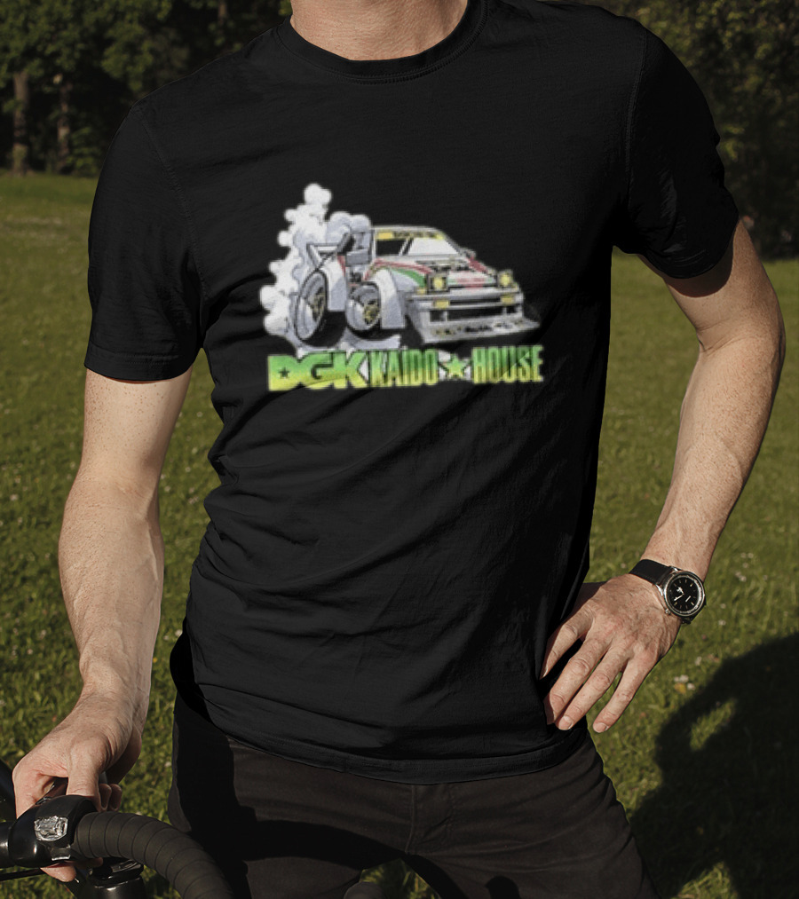 DGK Kaido House Street Spec Wide Open Racing Car Drift T-Shirt