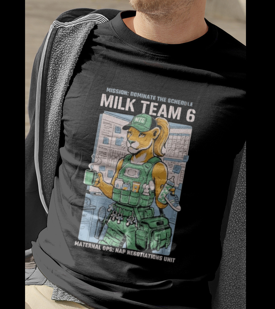 Dominate The Schedule Milk Team 6 Tiger MT6 T-Shirt
