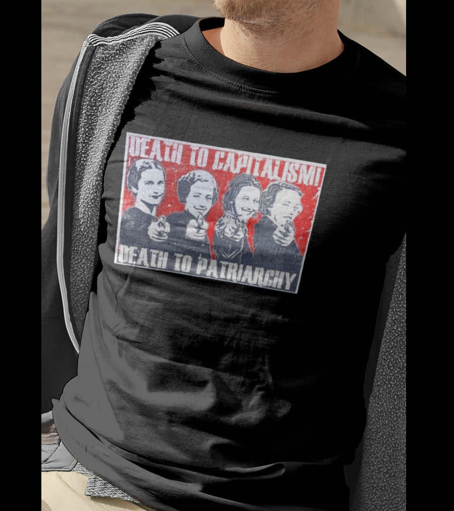 Death To Capitalism Death To Patriarchy Frida Margaret Clinton Alexandria T-Shirt