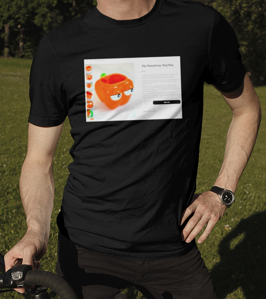 I Hate The Dougdoug Mugmug Orange Pumpkin Face T-Shirt
