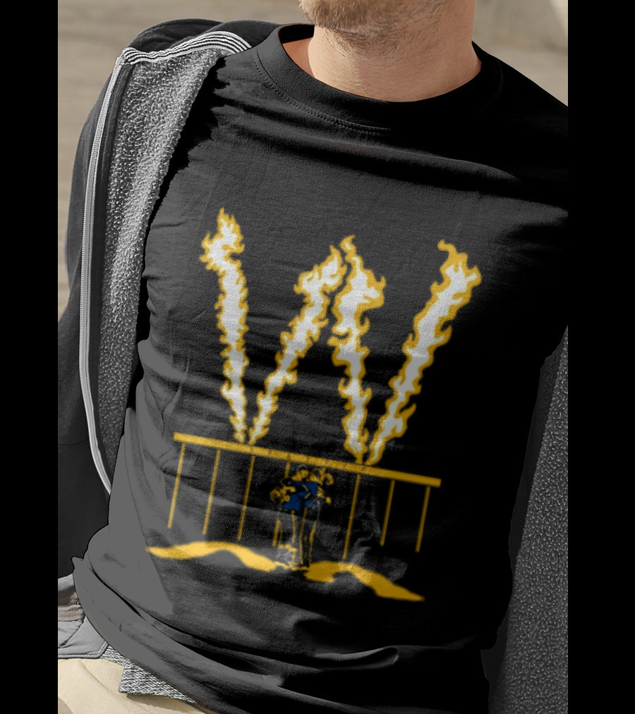 Seattle Baseball Fire The W Victory Celebration Flames T-Shirt