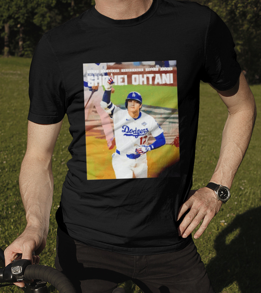 Edgar Martínez Designated Hitter Award Shohei Ohtani Los Angeles Dodgers T-Shirt