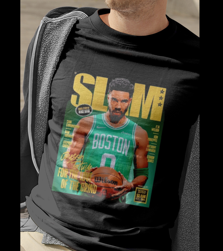 Slam Magazine Jayson Tatum Boston Celtics For The Love Of The Grind T-Shirt