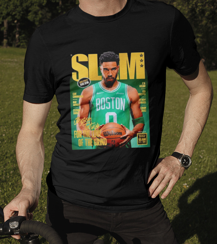 Slam Magazine Jayson Tatum Boston Celtics For The Love Of The Grind T-Shirt