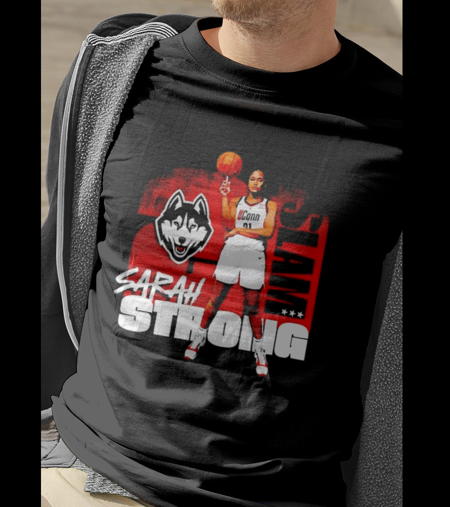 UConn Huskies SLAM Sarah Strong No 21 Women's Basketball T-Shirt