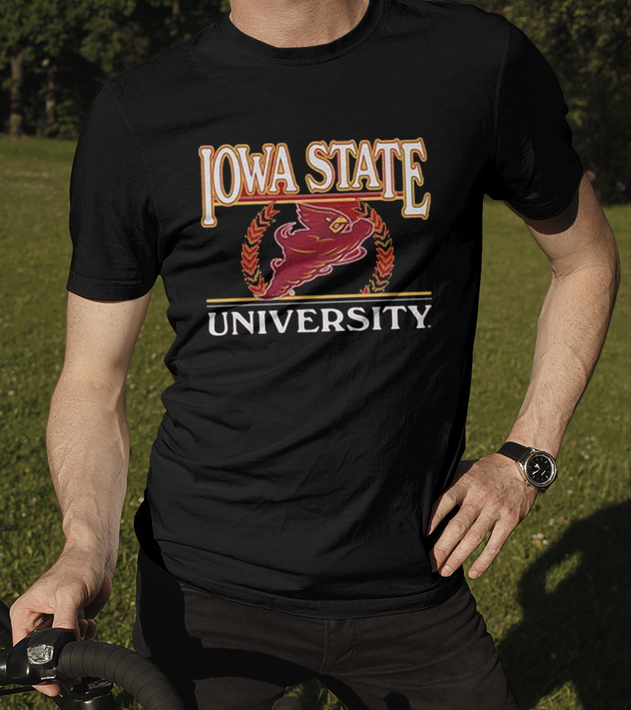 Iowa State University Seal Laurel Cyclone T-Shirt