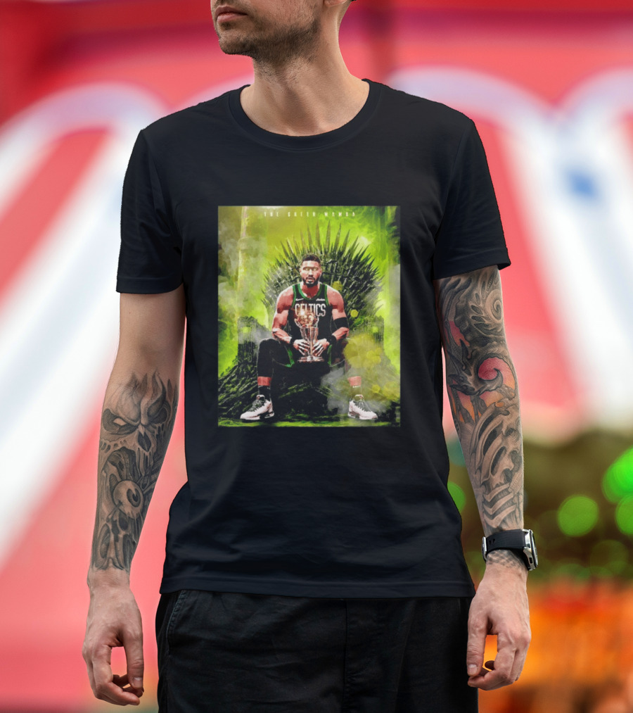 Jayson Tatum Boston Celtics The Green Mamba Iron Throne NBA Player T-Shirt