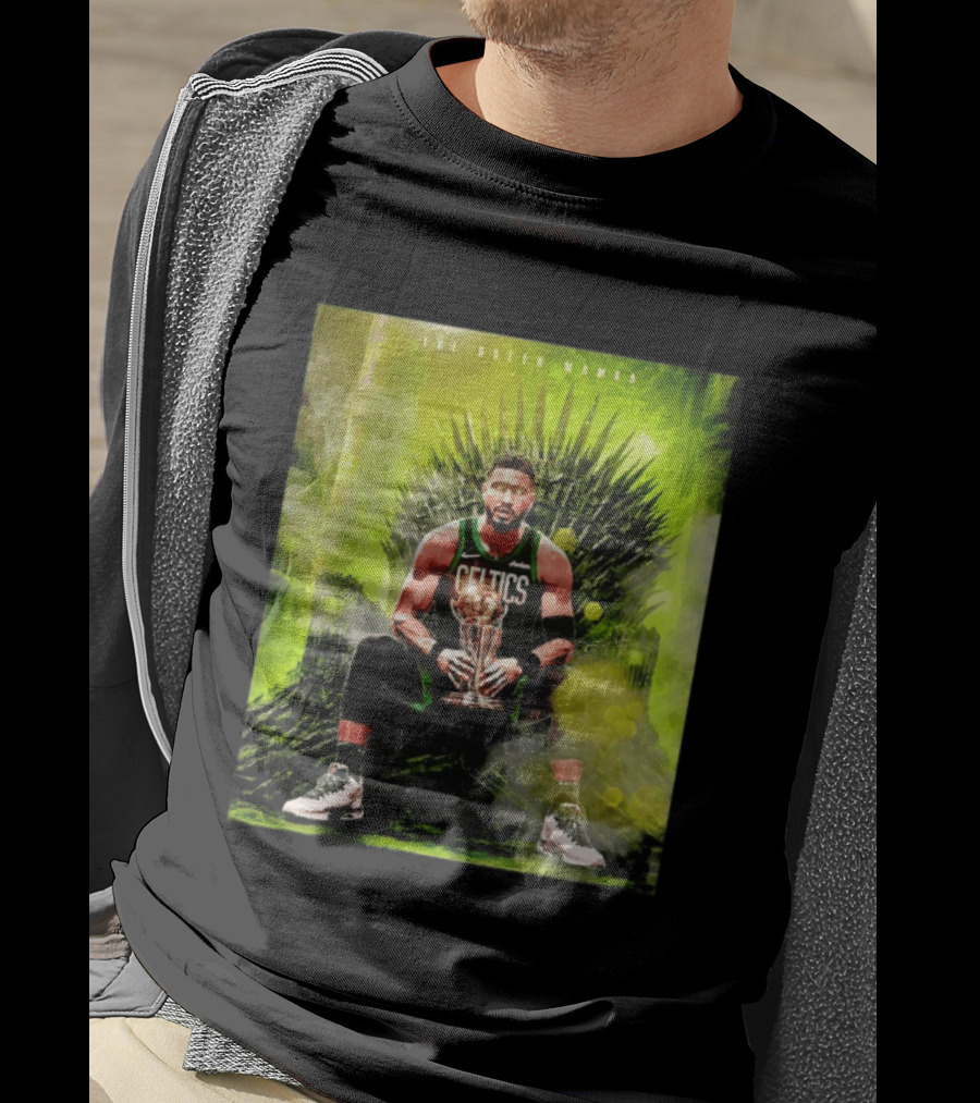 Jayson Tatum Boston Celtics The Green Mamba Iron Throne NBA Player T-Shirt