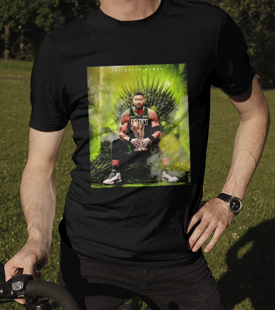 Jayson Tatum Boston Celtics The Green Mamba Iron Throne NBA Player T-Shirt