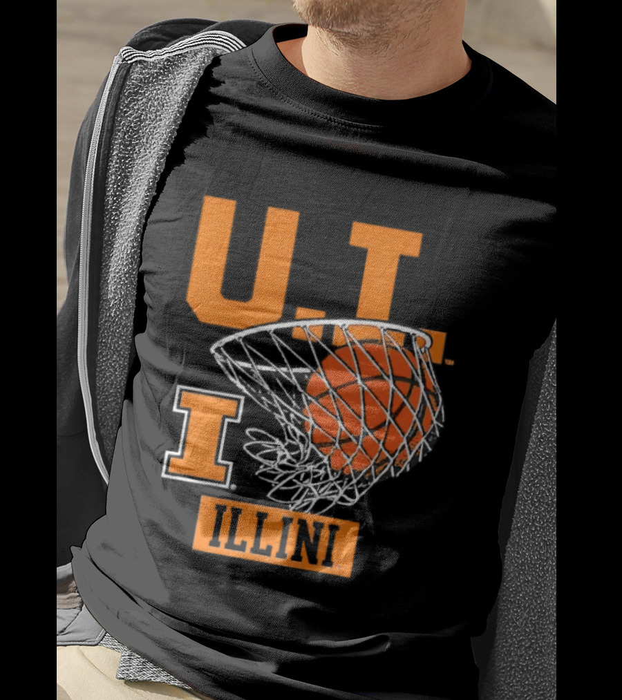 UT Illinois ILLINI Hoops Basketball Heritage T-Shirt