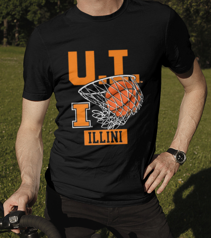 UT Illinois ILLINI Hoops Basketball Heritage T-Shirt