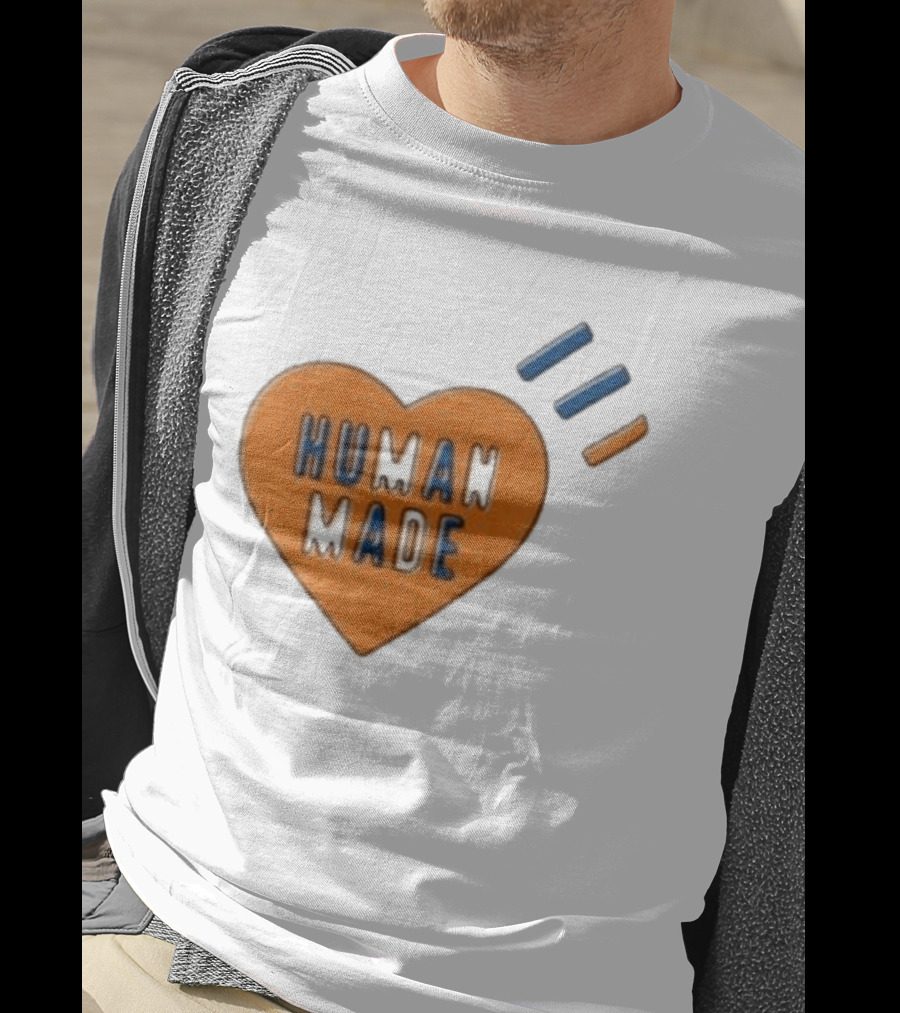 Human Made Heart Icon With Dry Alls T-Shirt