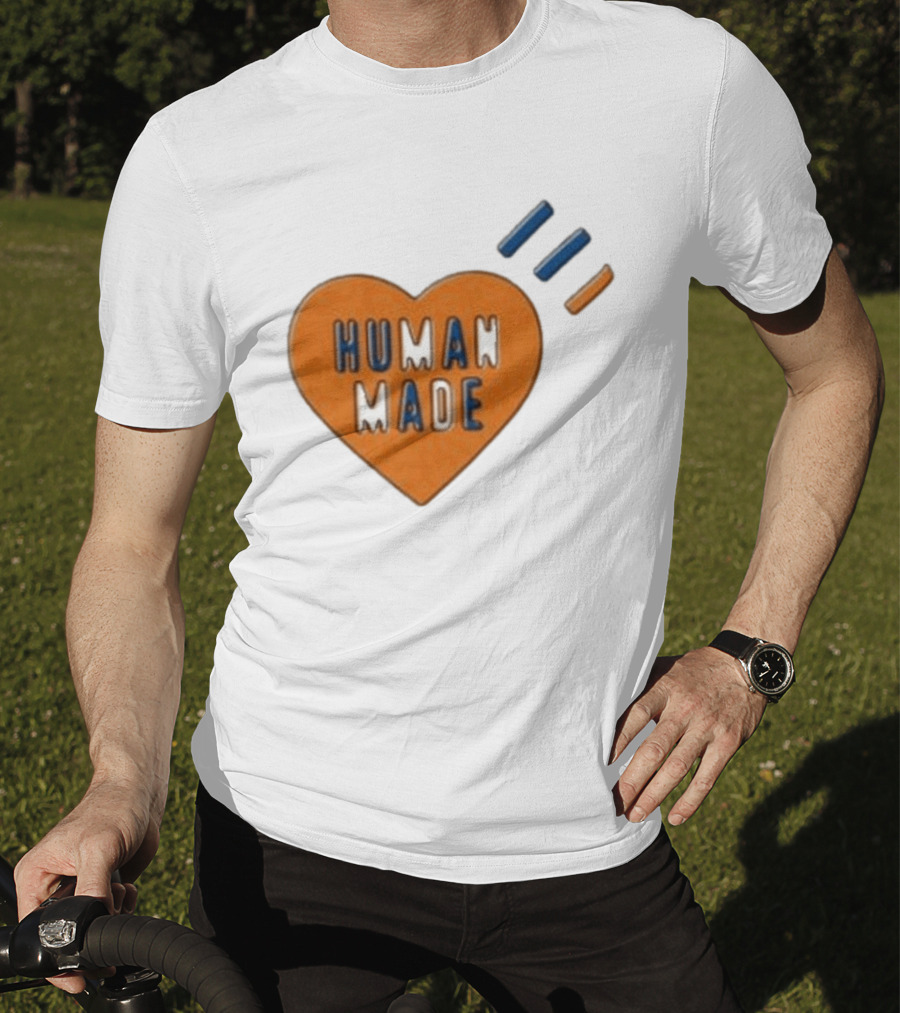 Human Made Heart Icon With Dry Alls T-Shirt