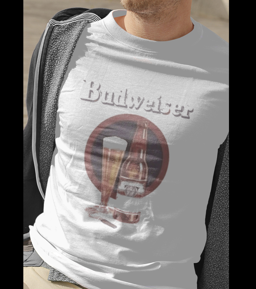 Ken Griffey Jr Budweiser Beer Bottle And Glass T-Shirt