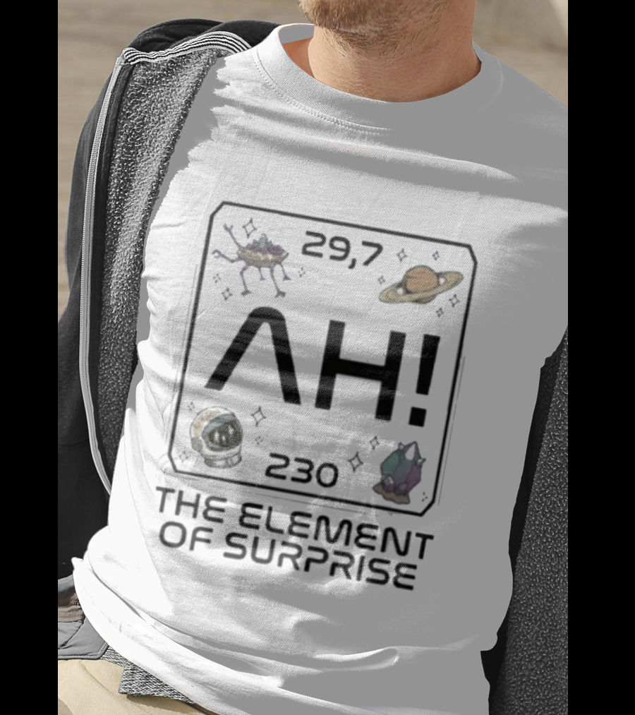 Project Hail Mary Ah Element 29.7 Surprise Sci Fi Space Novel 230 Saturn T-Shirt